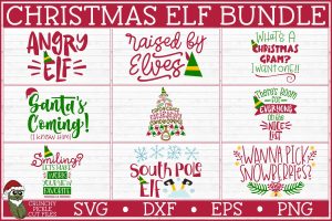 Christmas Elf SVG Bundle