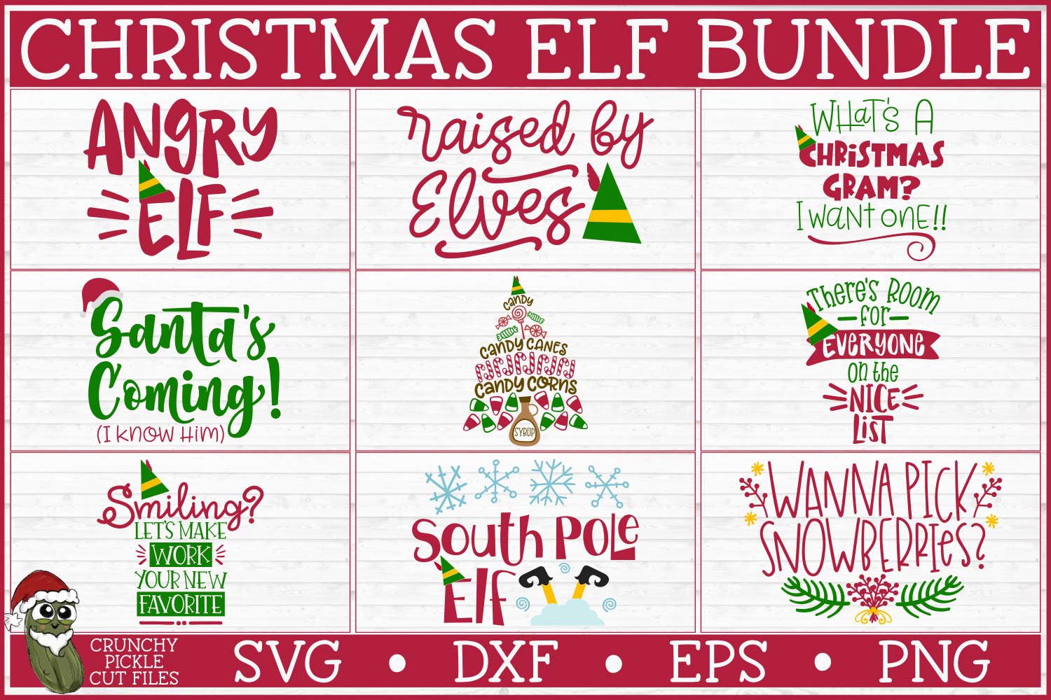 Christmas Elf SVG Bundle