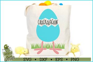 Crackalackin' Easter Egg SVG File