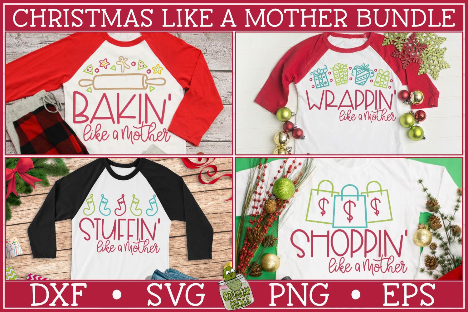 Like a Mother Christmas SVG Bundle - Image 2