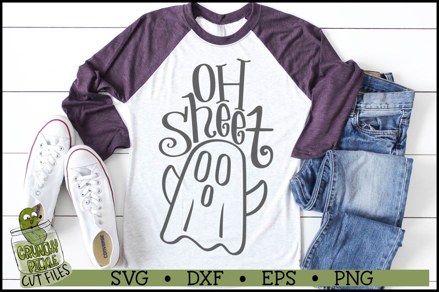 Oh Sheet Ghost Halloween SVG File - Image 2