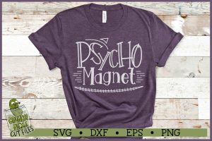Psycho Magnet SVG File