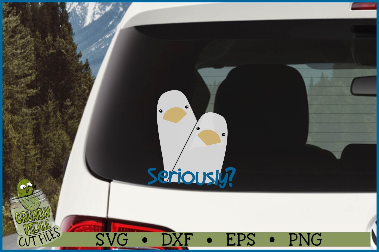 Seriously Seagulls SVG File - Image 2
