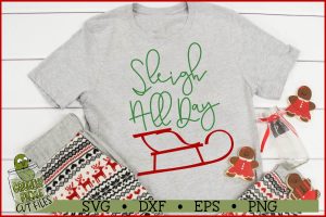 Sleigh All Day Christmas SVG File