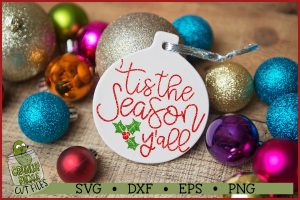 Tis the Season Y'all Christmas SVG File