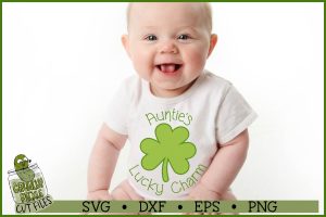 Auntie's Lucky Charm St Patrick's Day SVG File