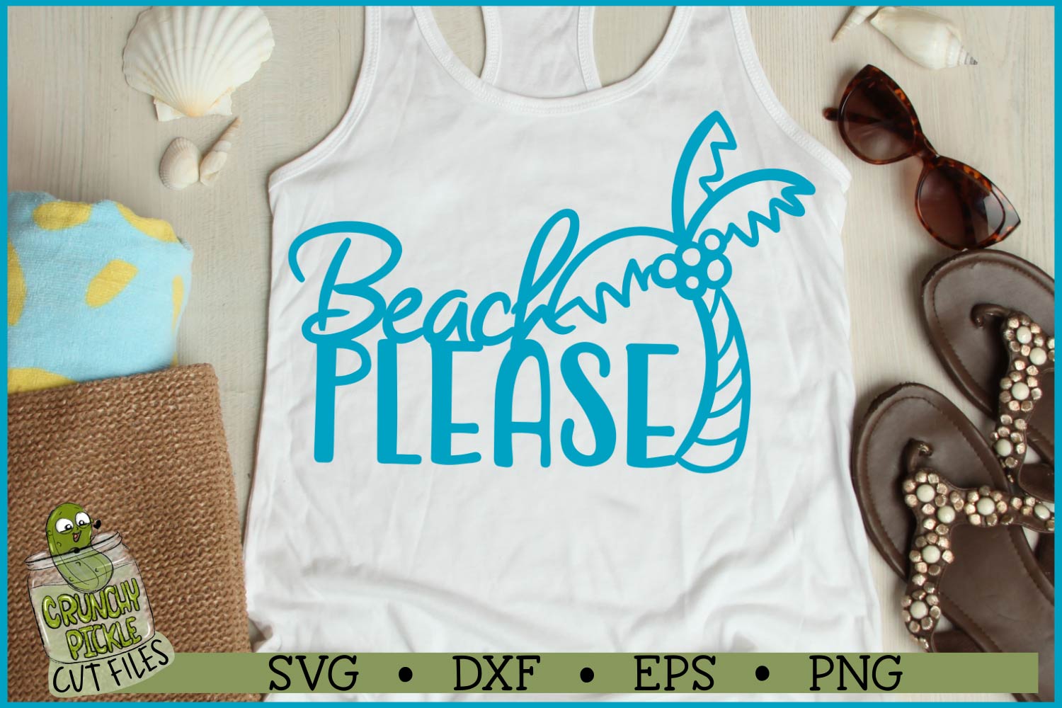 Beach Please SVG File