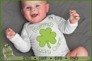 Mommy's Lucky Charm St Patrick's Day SVG File