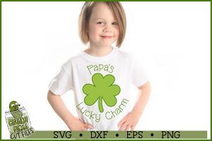 Papa's Lucky Charm St Patrick's Day SVG File