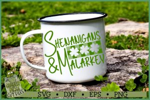 Shenanigans & Malarkey St. Patrick's Day SVG File