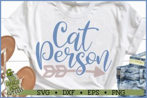 Cat Person SVG File