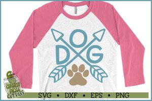 Dog Arrows SVG File