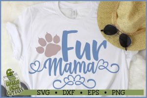 Fur Mama Cat SVG File