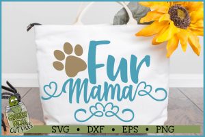Fur Mama Dog SVG File
