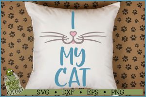 I Heart My Cat SVG