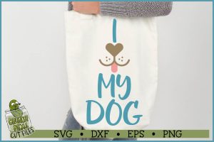 I Heart My Dog SVG File
