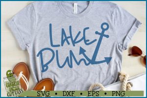 Lake Bum Anchor SVG File