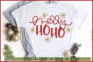 Merry Ho Ho Christmas SVG File