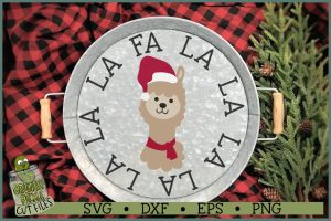 Christmas Llama SVG File