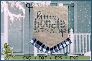 Buffalo Plaid Bundle Up SVG File