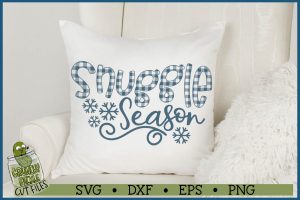 Buffalo Plaid Snuggle Season SVG File
