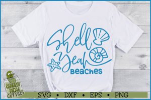 Shell Yeah Beaches SVG File