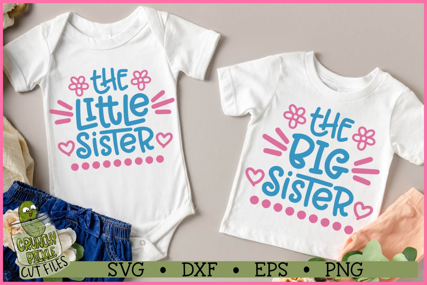 Sisters SVG Cut File - Image 2