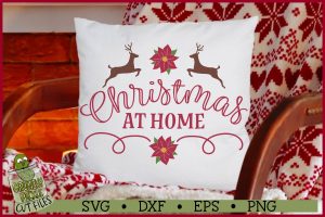 Christmas at Home SVG File