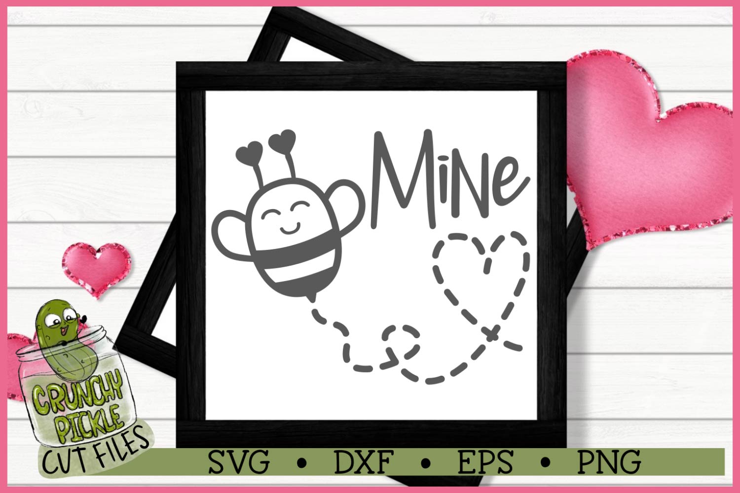 Bee Mine Valentine SVG File