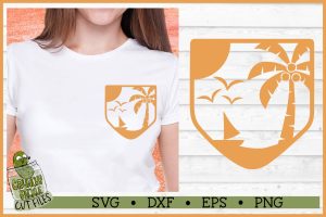 Pickle Pockets - Pocket Beach Palm Tree SVG File