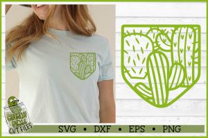 Pickle Pockets - Pocket Cactus SVG File