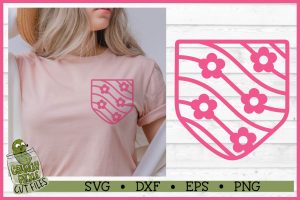 Pickle Pockets - Pocket Flowers 1 SVG File