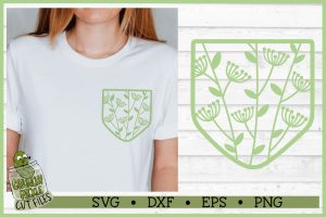Pickle Pockets - Pocket Flowers 2 SVG File