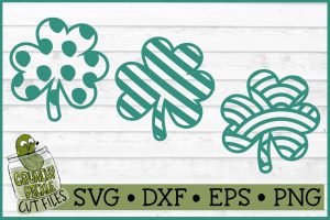 Clover Trio - St. Patrick's Day SVG File
