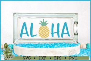 Aloha Pineapple SVG File