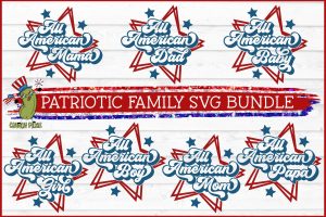 All American Family Patriotic SVG Bundle