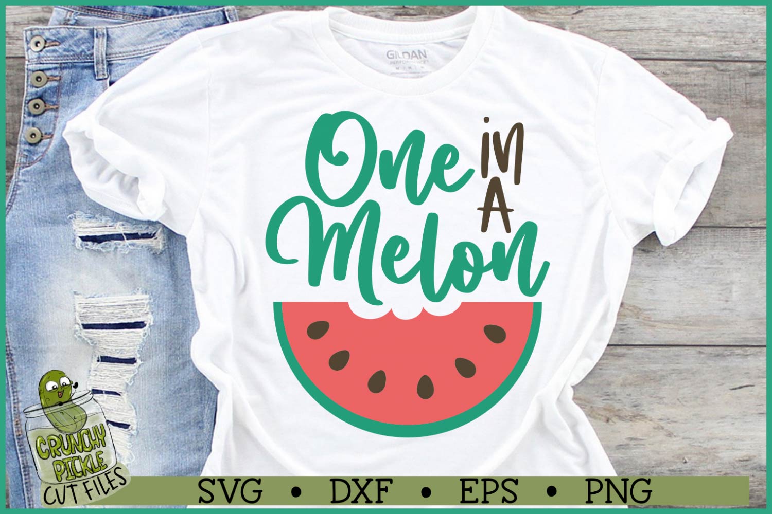 One in a Melon Watermelon SVG File