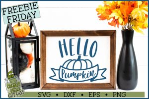 Hello Pumpkin SVG File