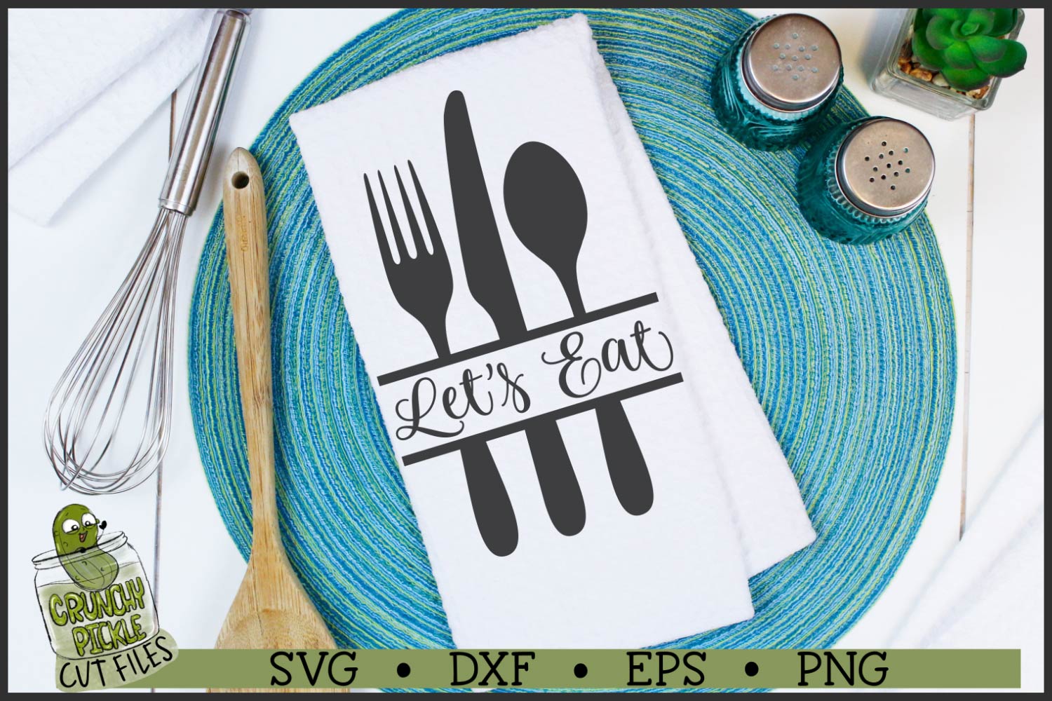 Let's Eat Kitchen SVG File
