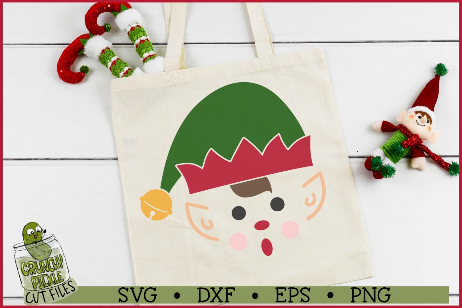 Christmas Faces - Elf SVG File - Image 2