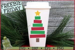 Christmas Tree Strips SVG File