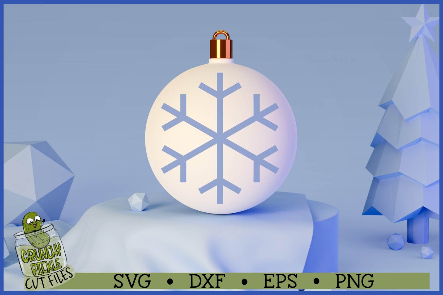 Cuttable Snowflakes SVG Bundle - Image 4