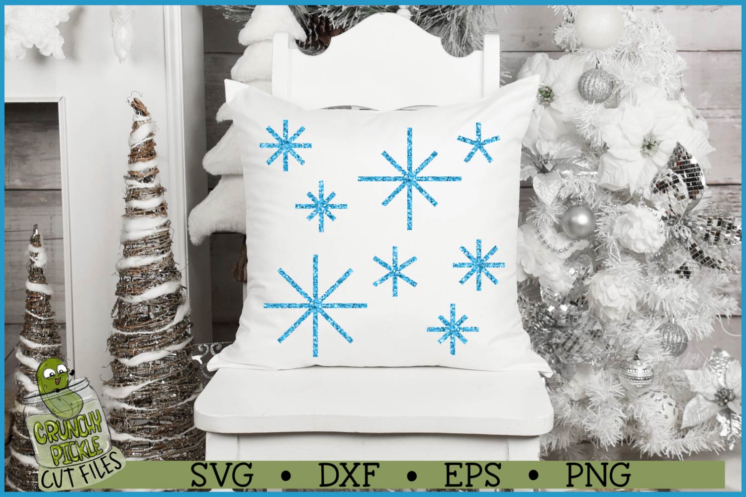 Cuttable Snowflakes SVG Bundle - Image 2