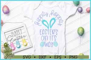 Hippity Hoppity Easter's on it's Way SVG File