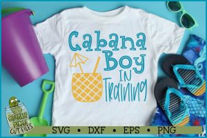 Cabana Boy in Training SVG File