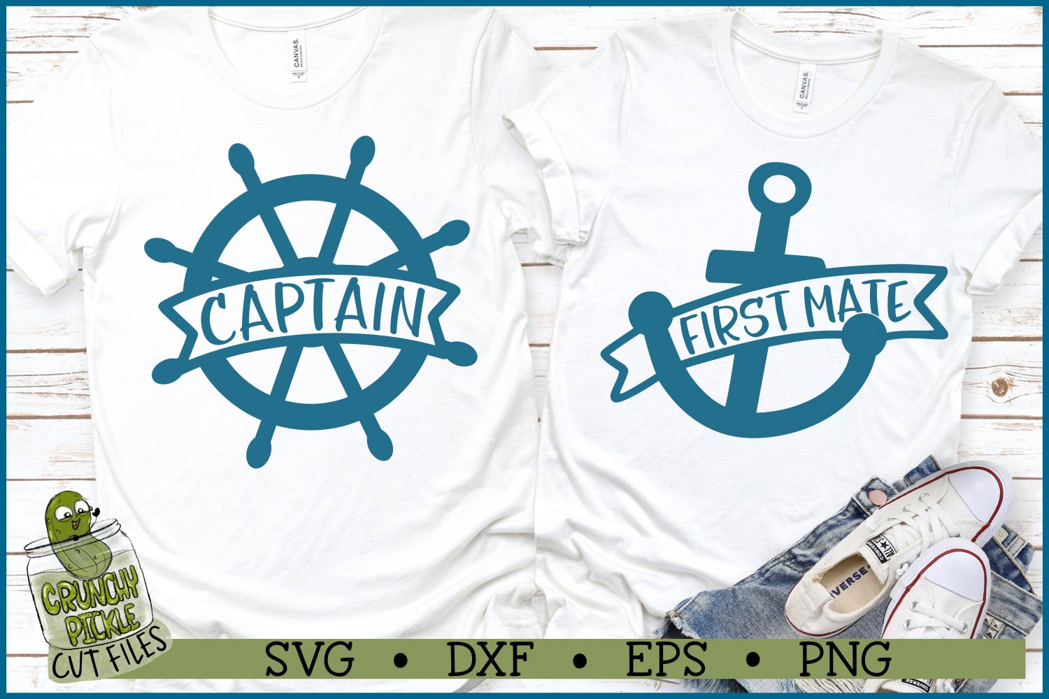 Captain and First Mate SVG File