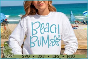 Beach Bum Flower SVG File