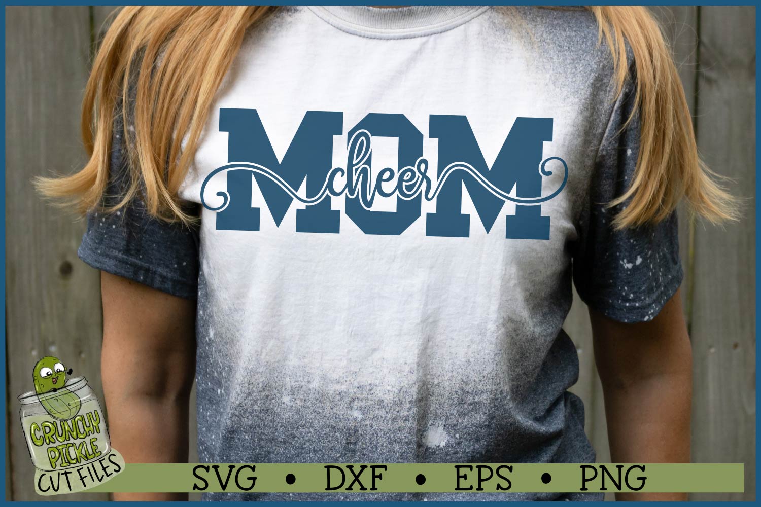 Knockout Cheer Mom SVG File