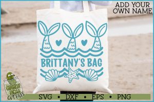 Mermaid Monogram SVG File