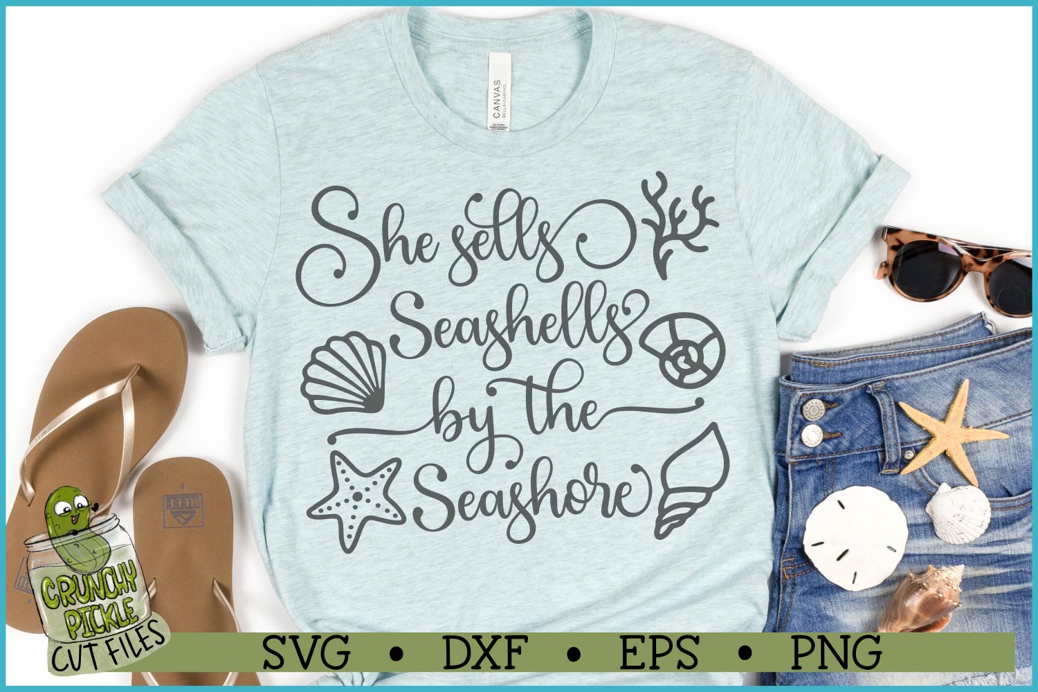 She Sells Seashells SVG File - Image 2